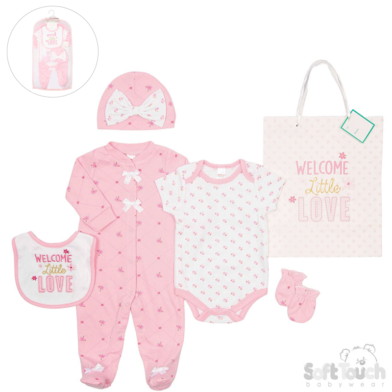 6 Piece Garment Gift Set : BG311 (Floral)