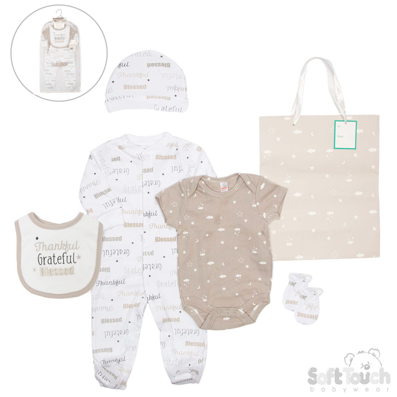 6 Piece Garment Gift Set : BG312 (Grateful / Blessed / Thankful)