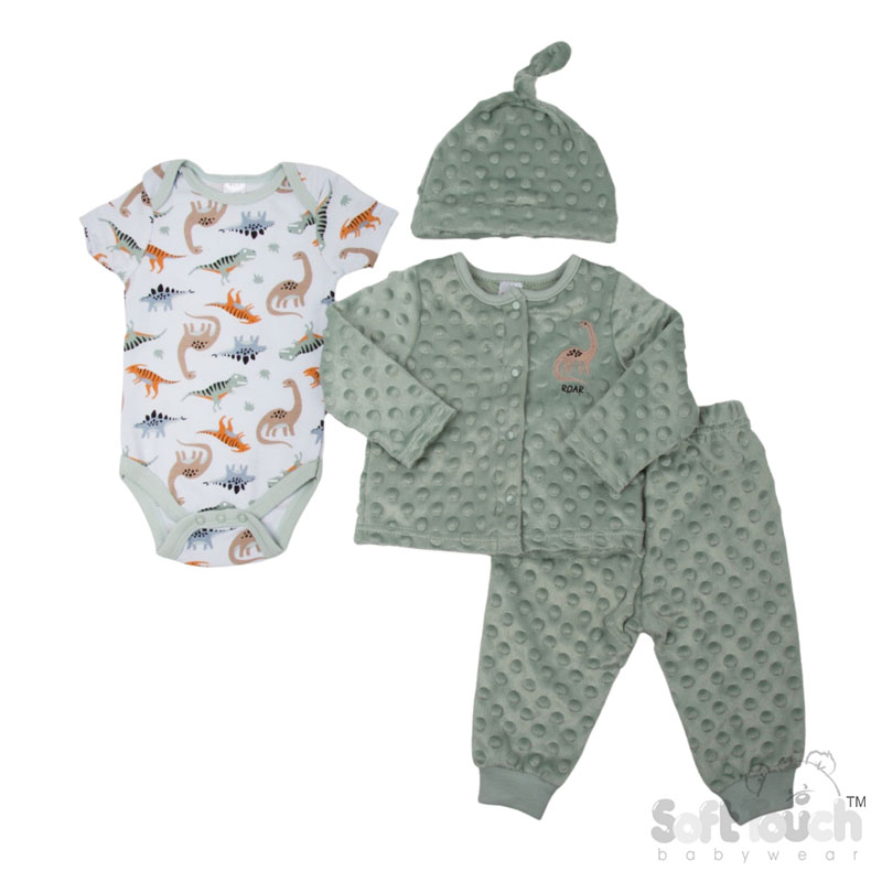 Dinosaur 4 Pc Popcorn Garment Set No. BG320