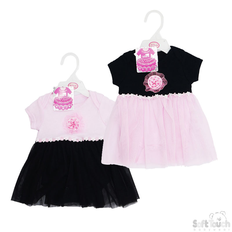Girls Bodysuit & Tutu Skirt No. BG52 (0-3  Mths)
