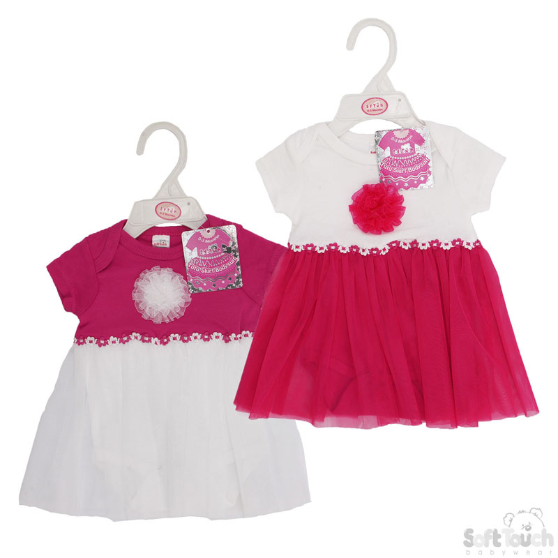Girls Bodysuit & Tutu Skirt No. BG54 (0-3 Mths)