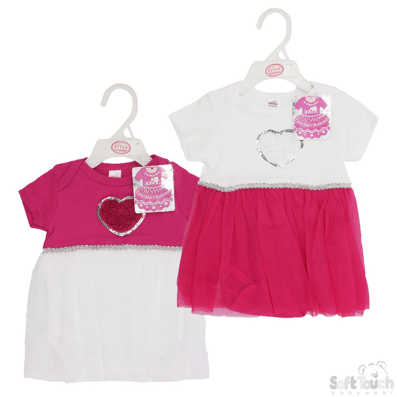Girls Bodysuit & Tutu Skirt No. BG54 (3-9 Mths)