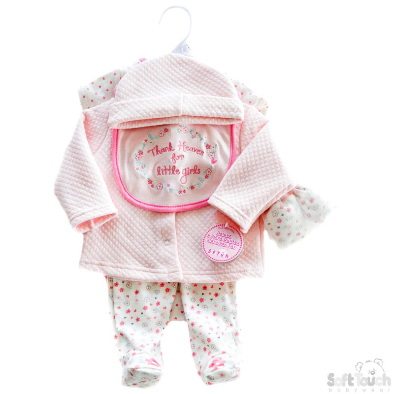 Girls 6 Piece Quilted Garment Set: BG68