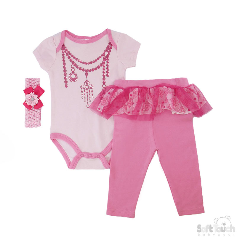 Necklace 3 Pc Set : H/B, BS & Pants No. BG76
