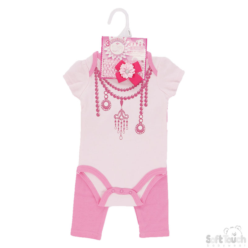 Necklace 3 Pc Set : H/B, BS & Pants No. BG76
