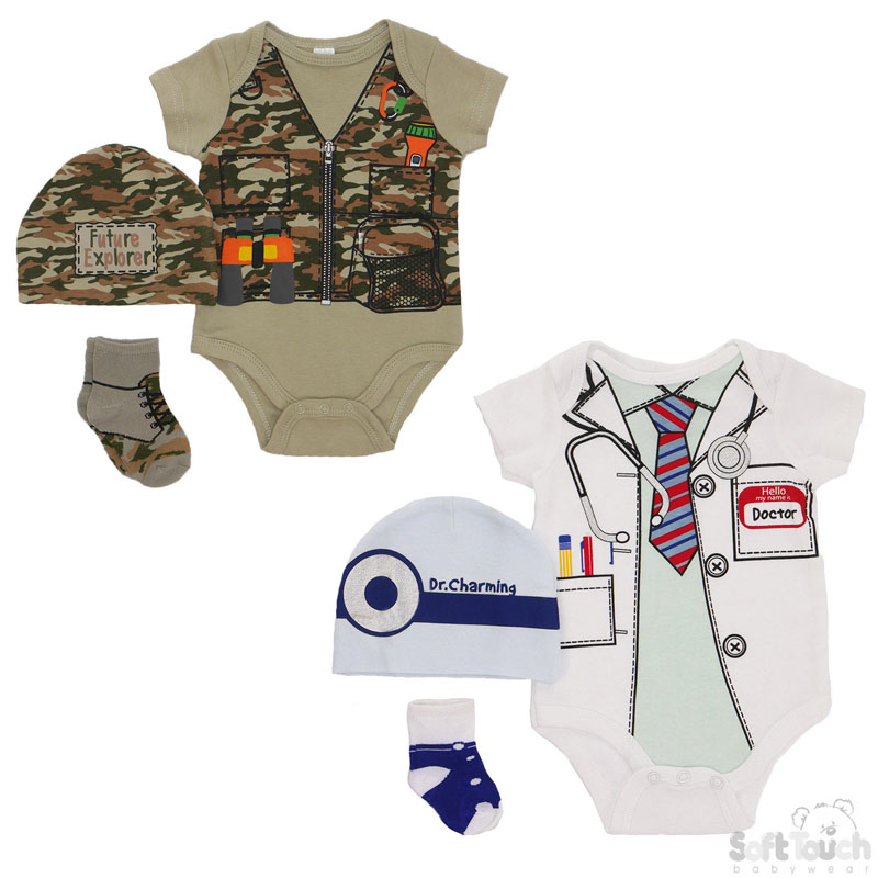 Doctor/Explorer 3 Pc Set :Hat, BS & Socks No. BG80