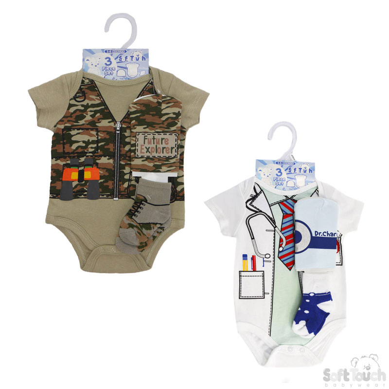 Doctor/Explorer 3 Pc Set :Hat, BS & Socks No. BG80