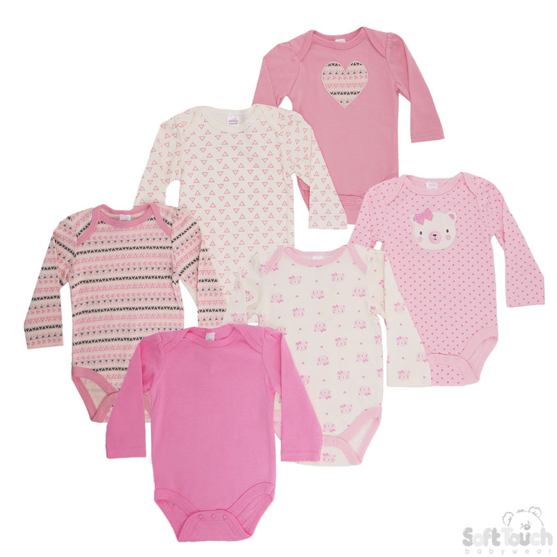 Girls 3piece L/S Bodysuits No. BG92