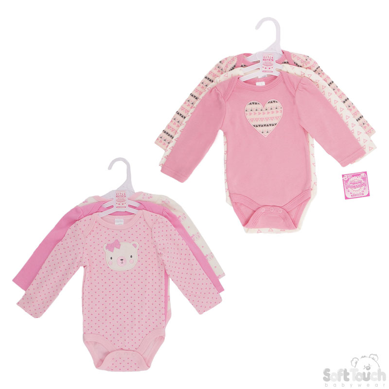 Girls 3piece L/S Bodysuits No. BG92