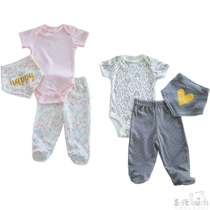 Girls 3piece Bandana Garment Set BG98
