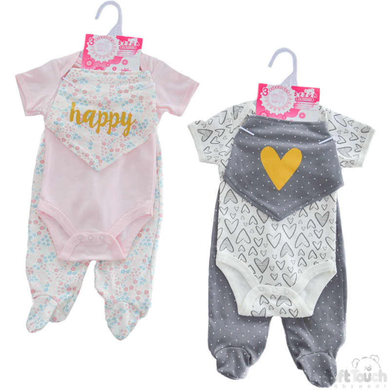 Girls 3piece Bandana Garment Set BG98