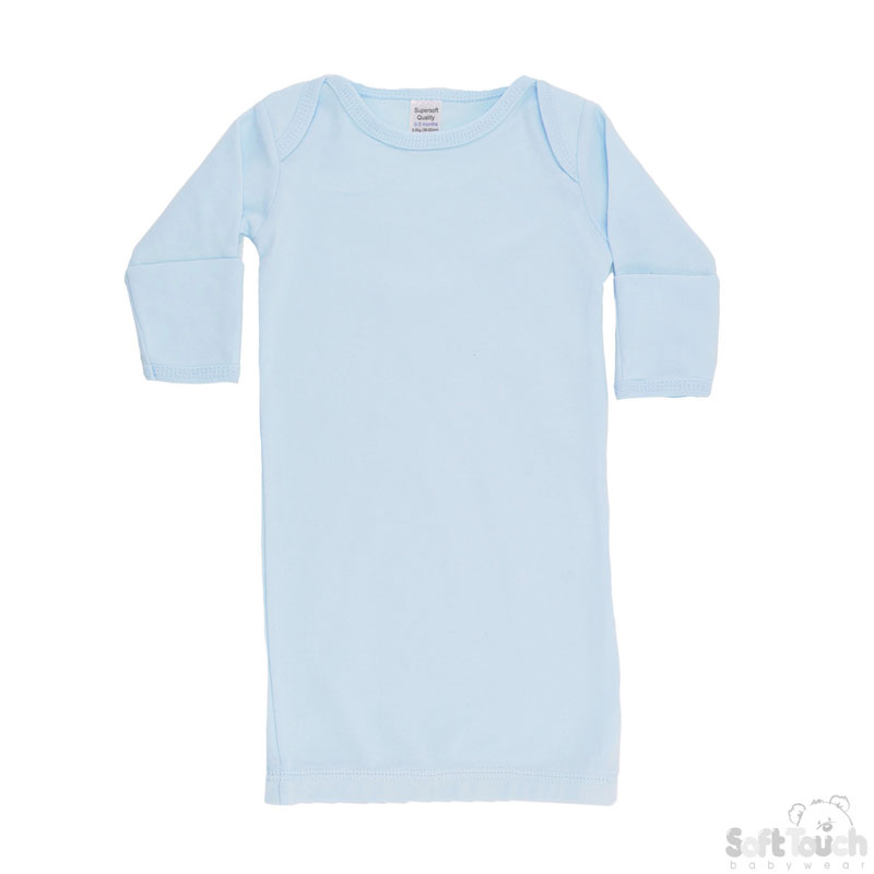 Blue Layette Gown No. BL623-B