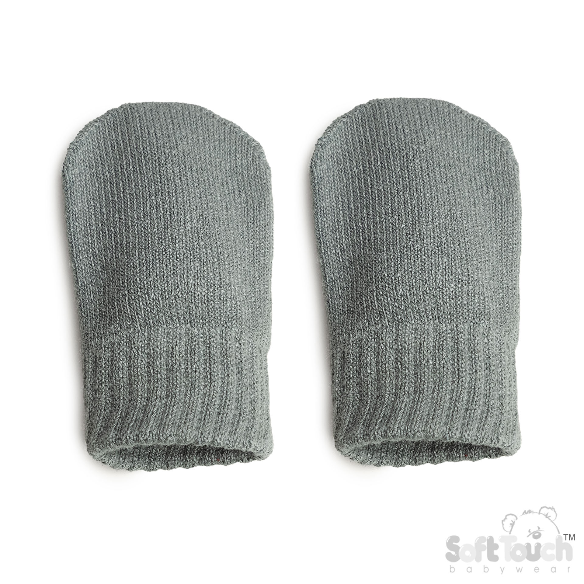 Sage Green Infant (NB-12m) Brushed Cotton Mittens No BM704-C-SG