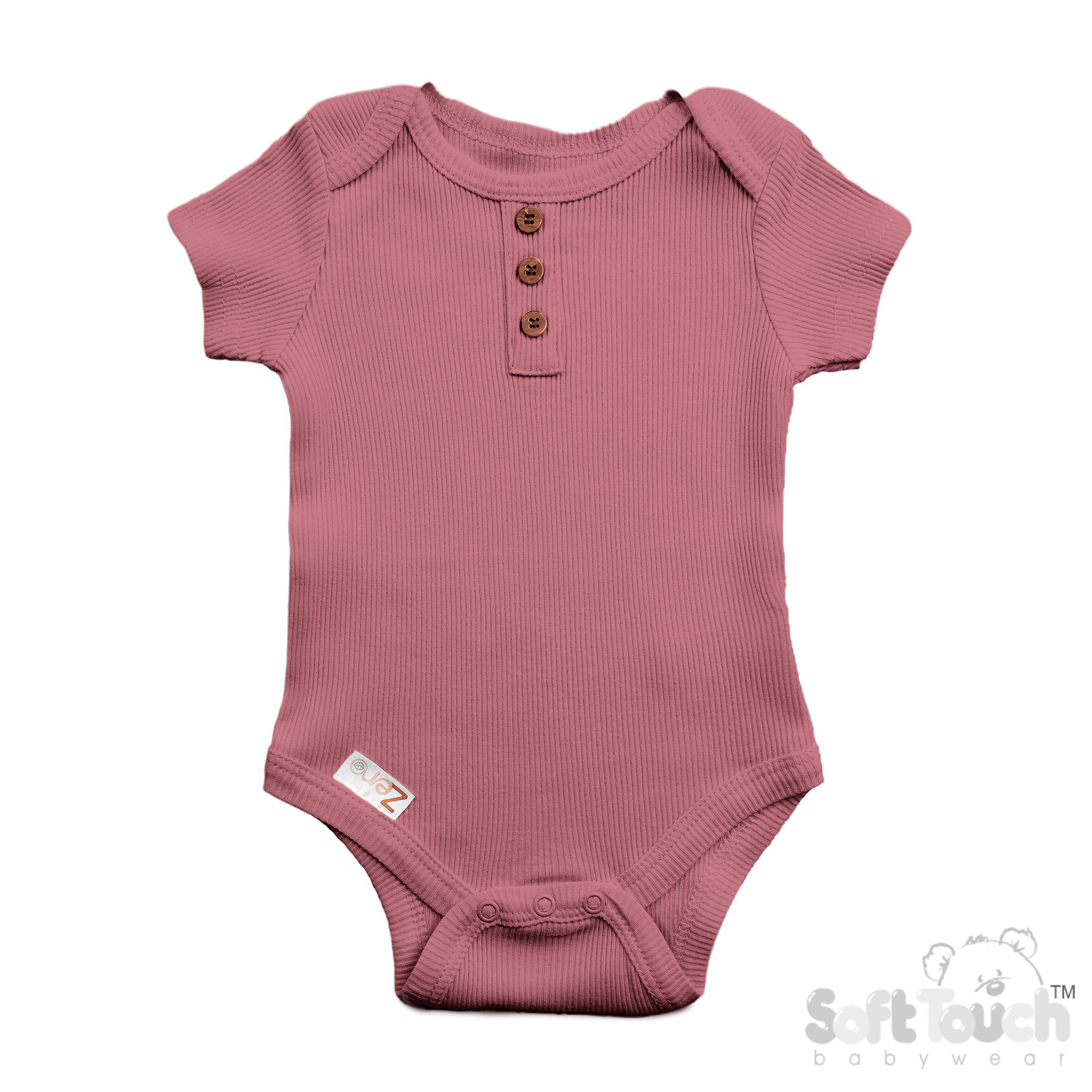 Deco Rose Ribbed Bodysuit No. BS4500-DR