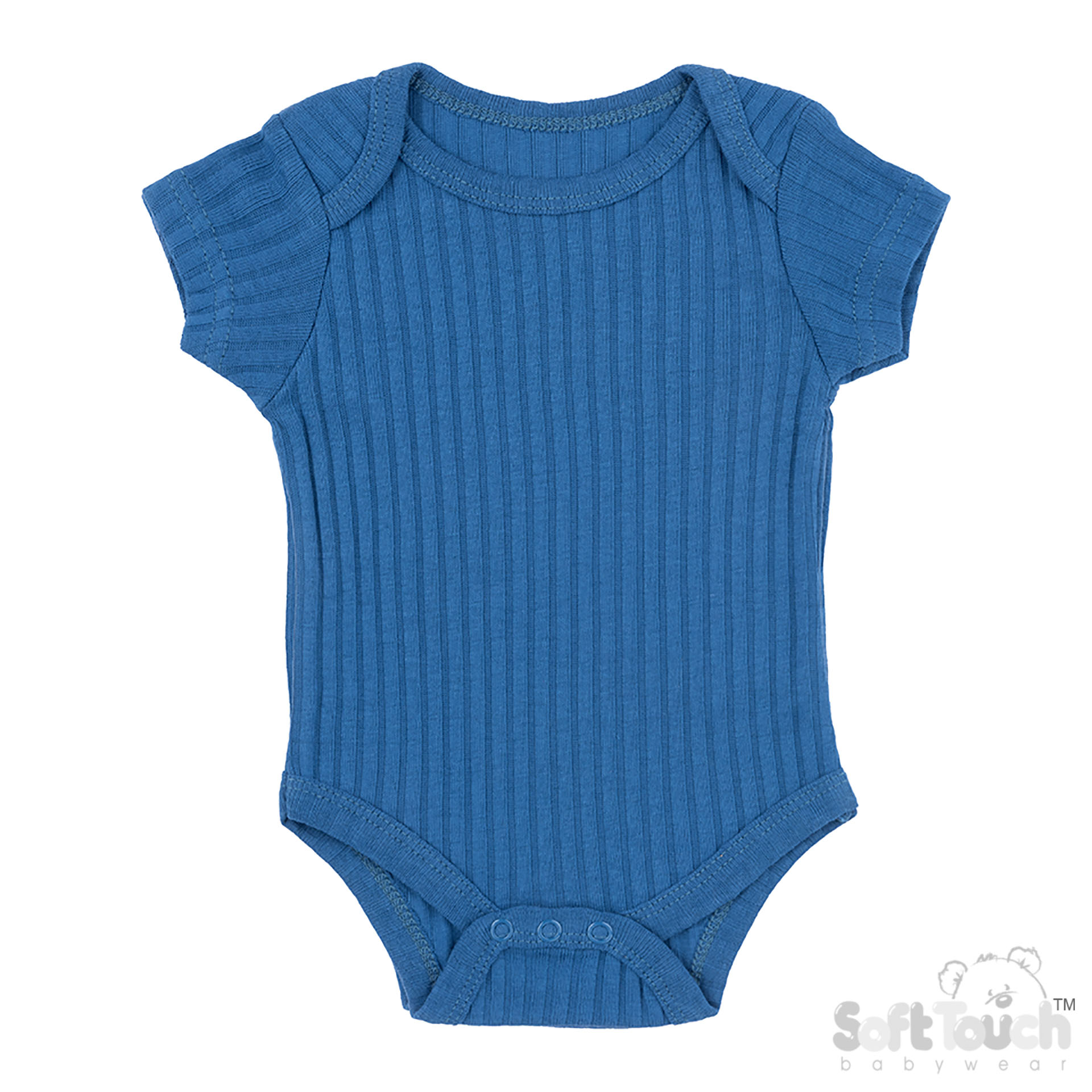 Azure Ribbed Bodysuit No. BS4600-AZ-0-3m