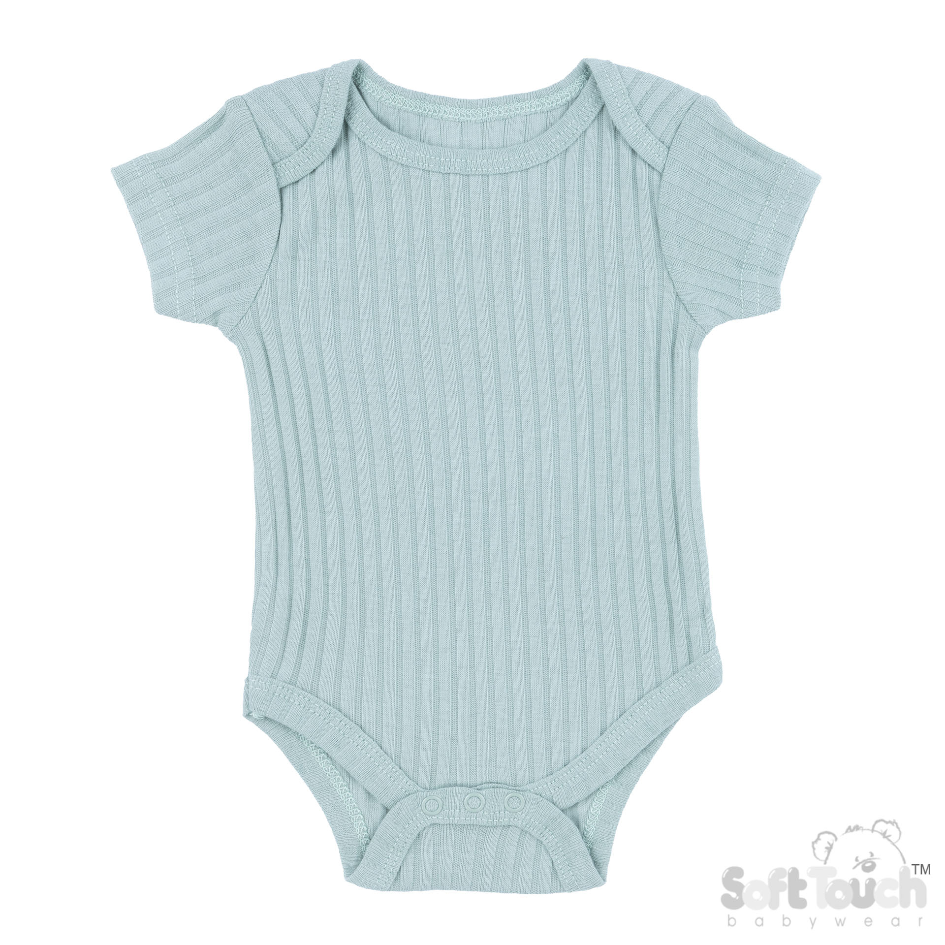 Sage Green Ribbed Bodysuit No. BS4600-SG-3-6m