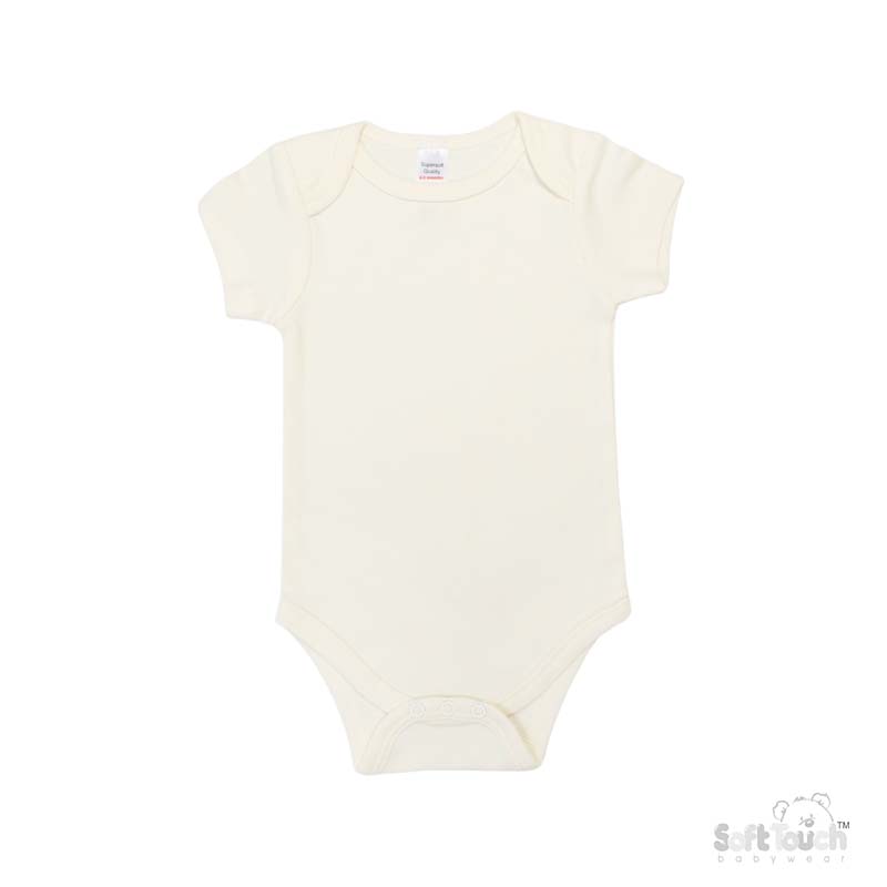 Infants Cream Bodysuit : BS4651-C-0-3m