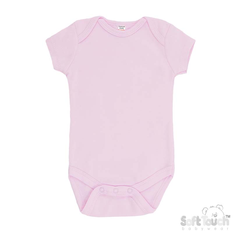 Infants Pink Bodysuit No. BS4652-P-0-3m