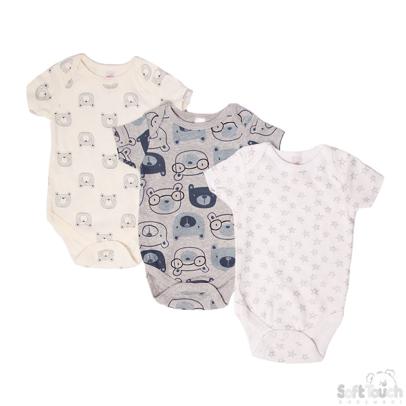 Boys Printed Bodysuit 3-6m No. BS4657-3-6M