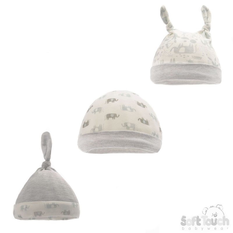 3 Assorted Hats: CC05-H (Elephant)