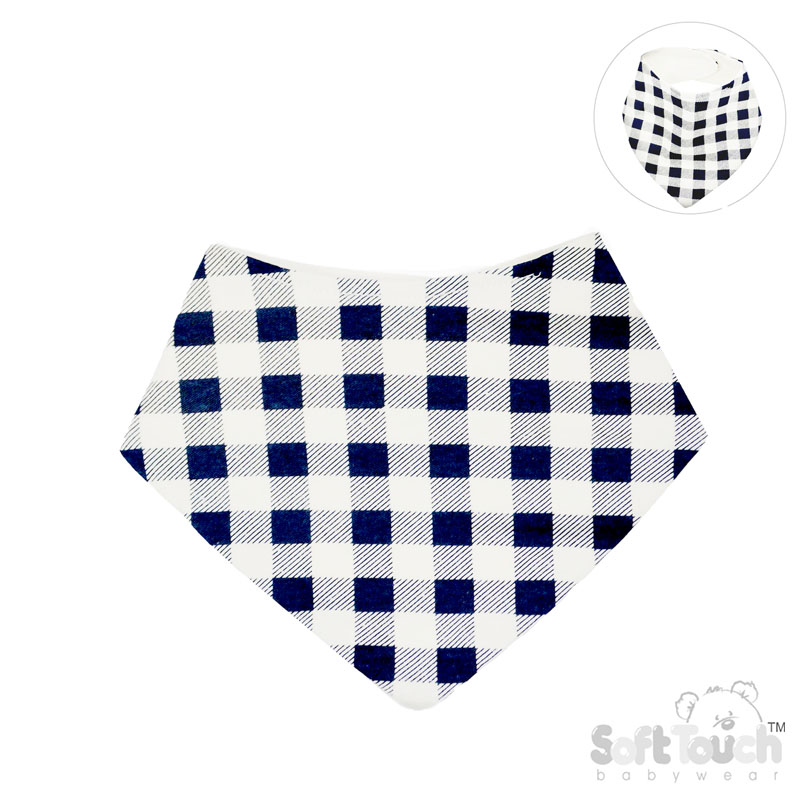 Bandana Bibs with Checks No. CC09-B