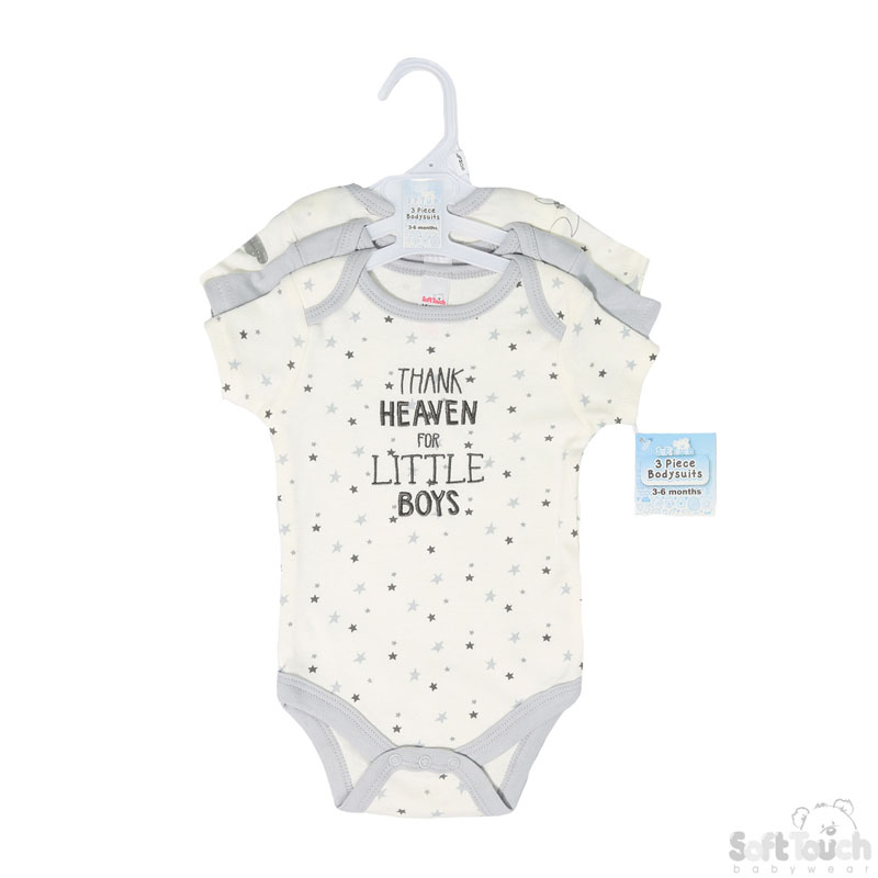 3 Pack Bodysuits: CC100-BS