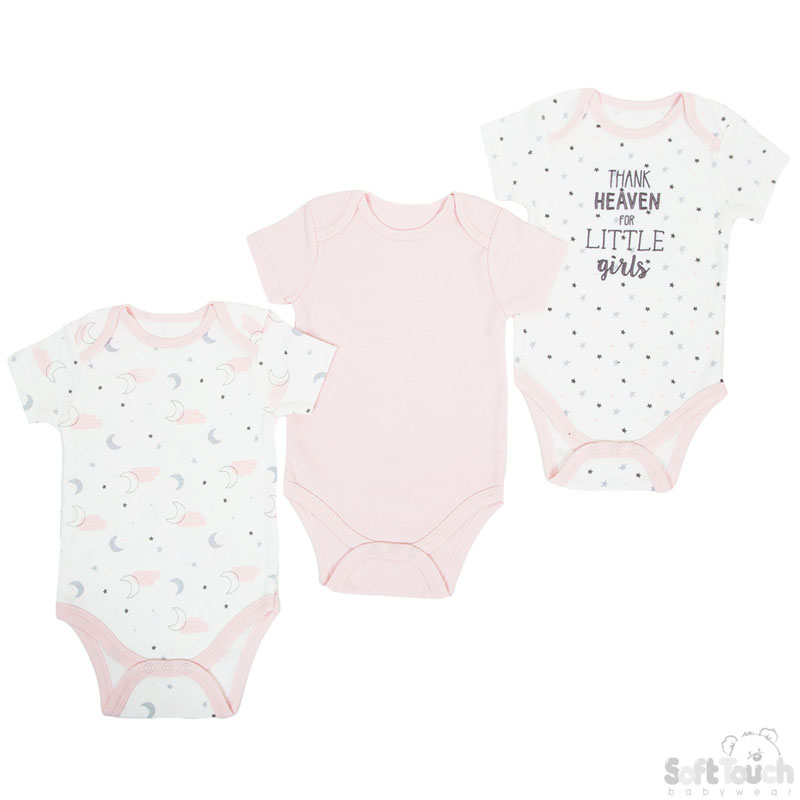 3 Pack Bodysuits: CC103-BS