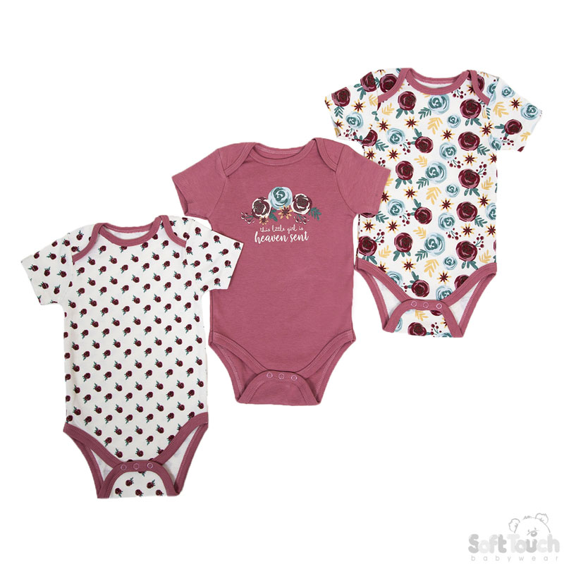 3 Pack Bodysuits: CC104-BS