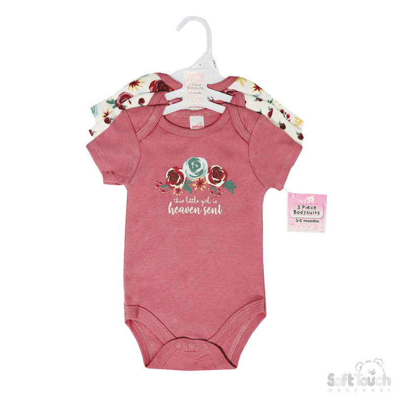 3 Pack Bodysuits: CC104-BS