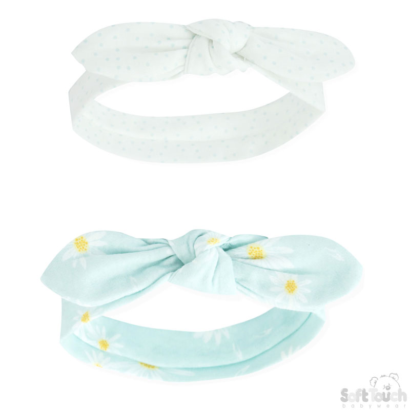 Girls 2 Pack 'Knotty' Headband : CC201-HB (Daisy)