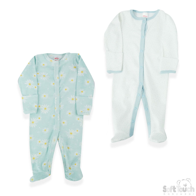 2 Pack Sleepsuit: CC201-SS (Daisy)