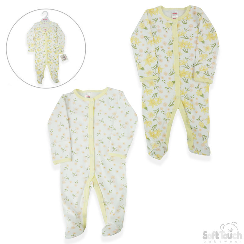 2 Pack Sleepsuit: CC203-SS (Floral)