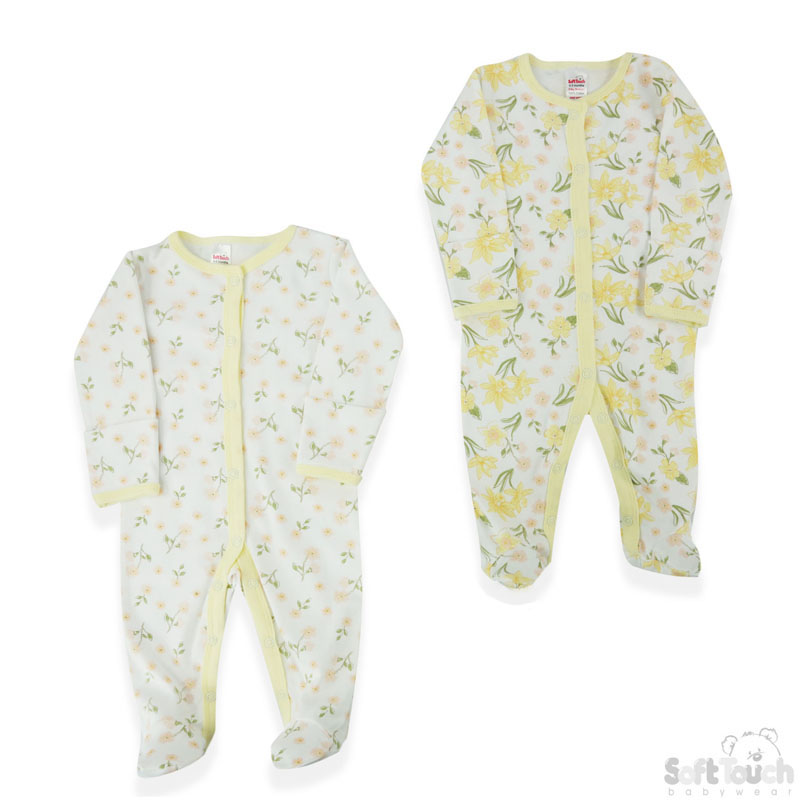 2 Pack Sleepsuit: CC203-SS (Floral)