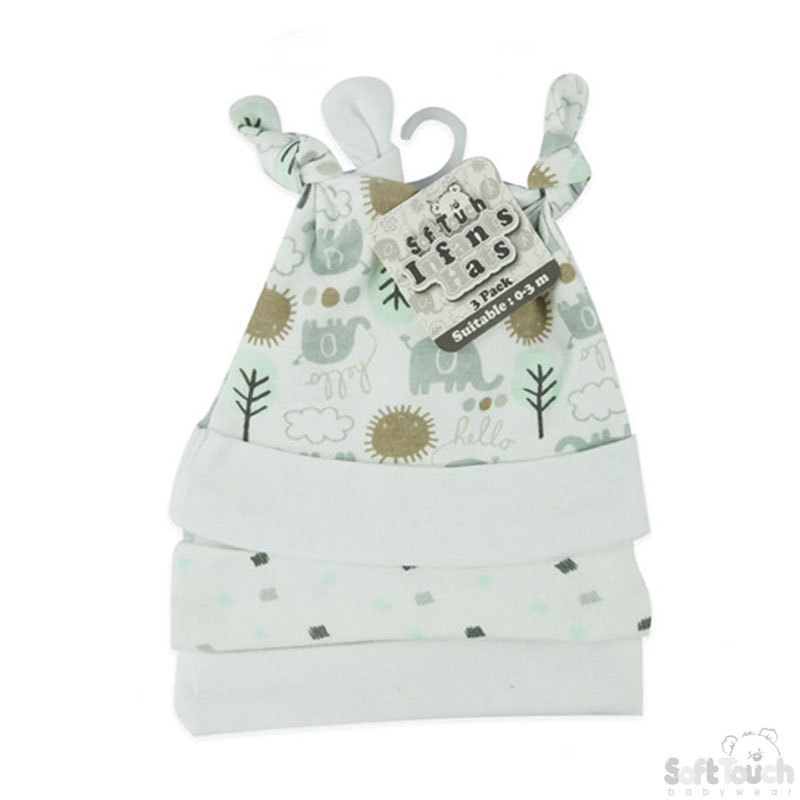 3 Pack Hats: CC205-H (Elephant)