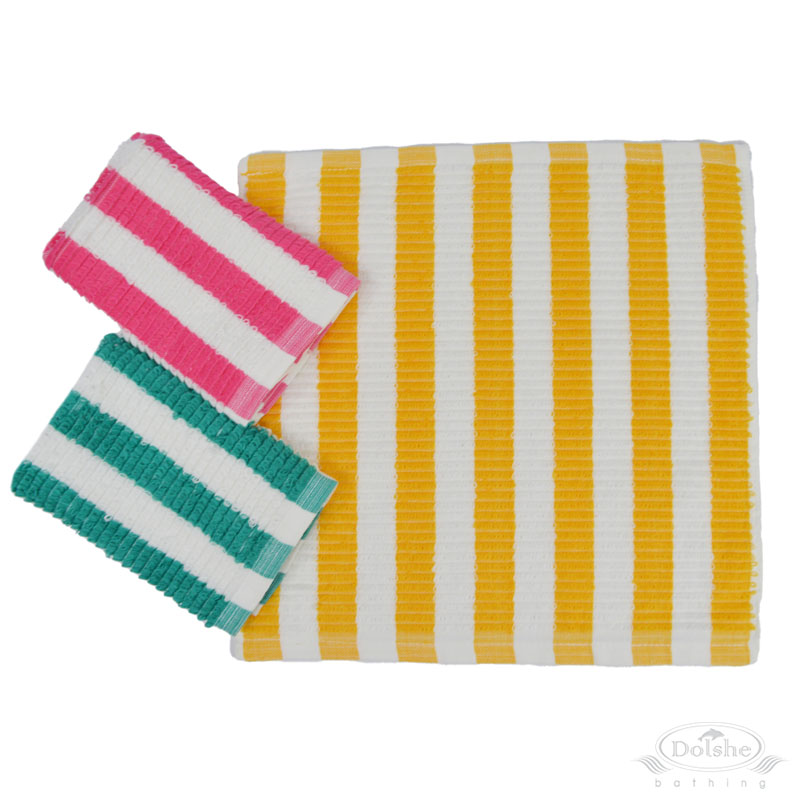 Striped Face Cloth No. D562