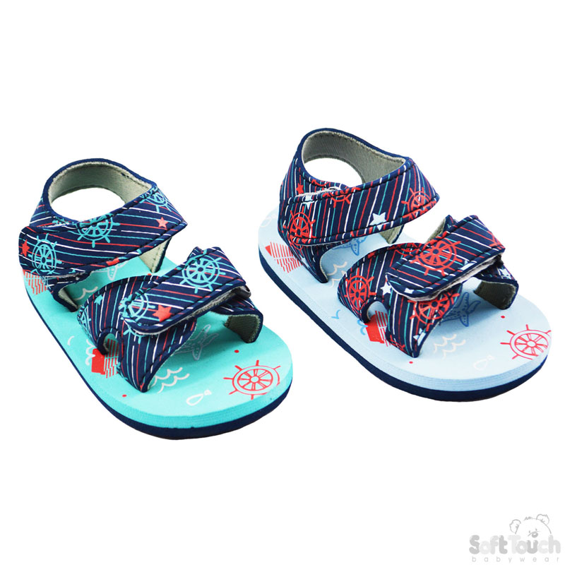 Nautical Print EVA Sandals : E04