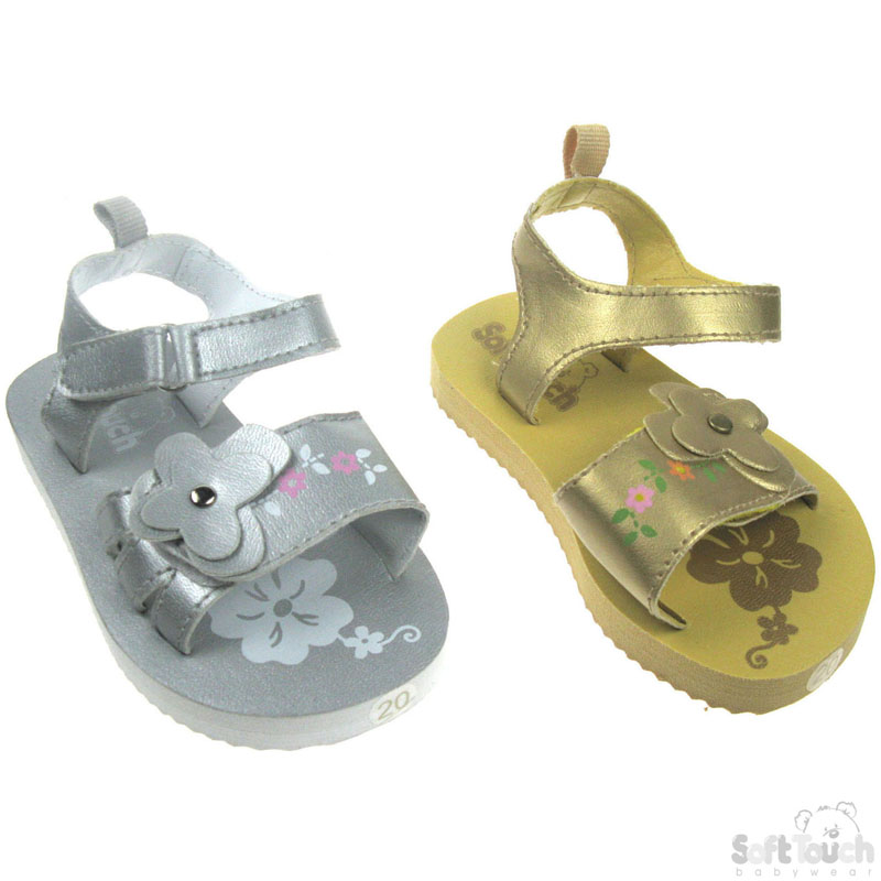 Girls EVA Sandals W/Flower No. E111