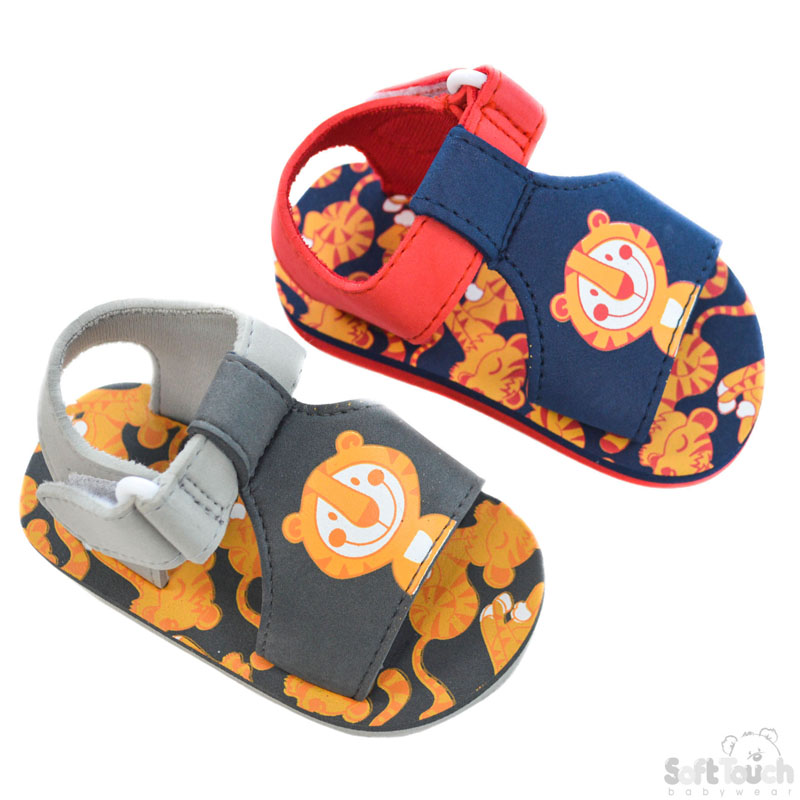 Tiger Print EVA Sandals: E166