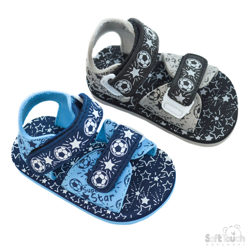 Super Star/Football Print EVA Sandals: E168