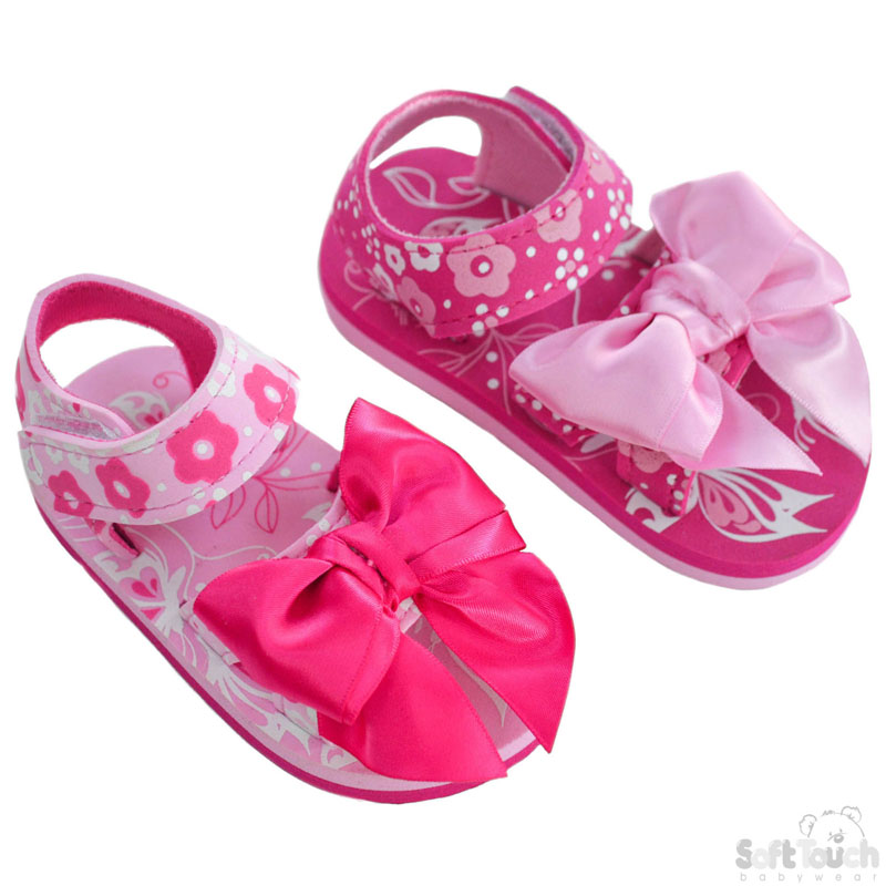 Butterfly Print W/Bow EVA Sandals No. E176