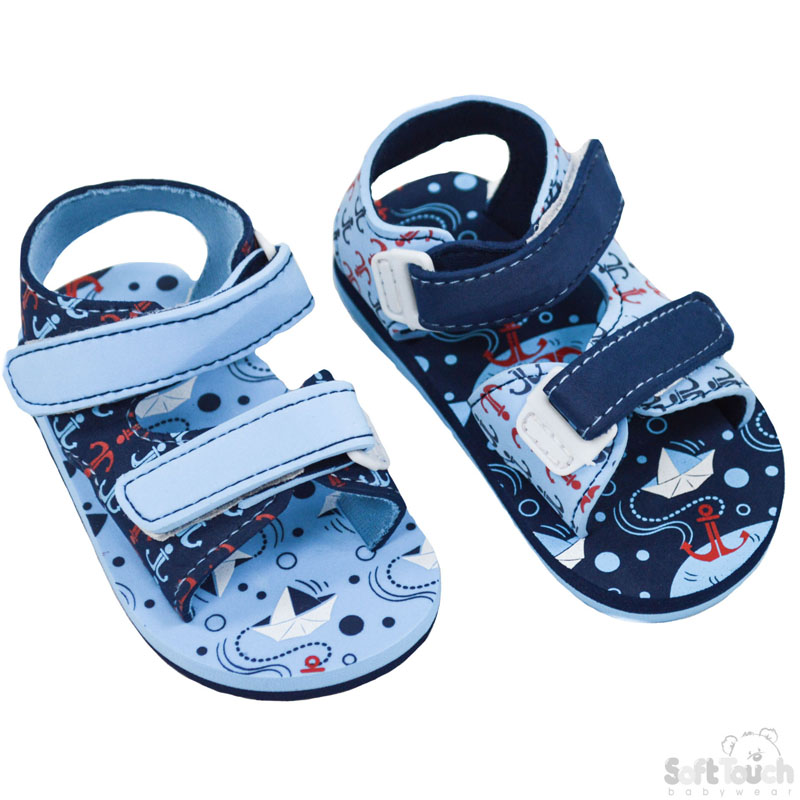Anchor/Boat Print EVA Sandals: E177