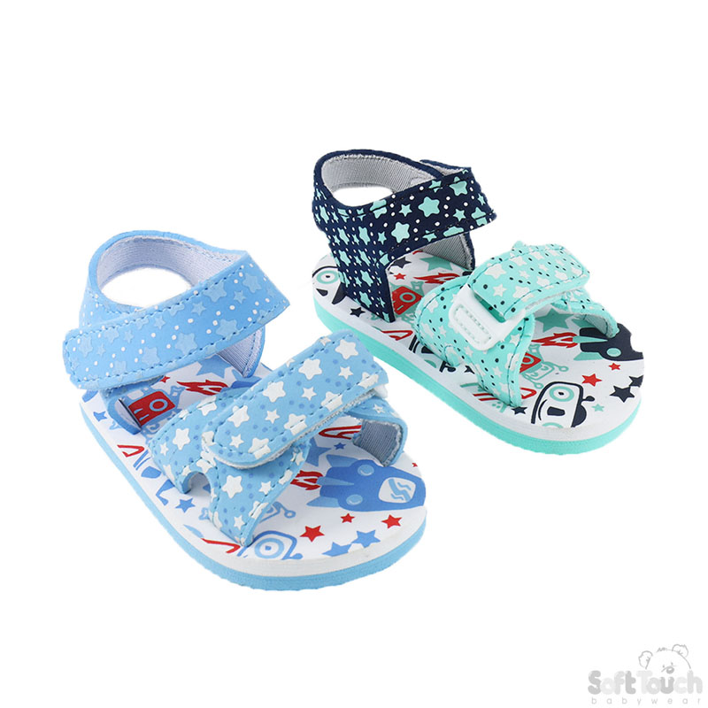 Robot & Star Print EVA Sandals : E190