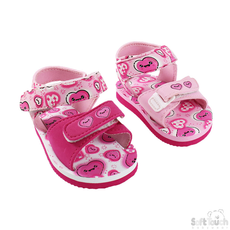 Hearts Print EVA Sandals : E204