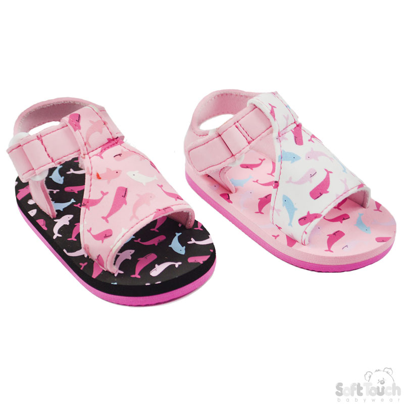 Whale Print EVA Sandals : E24