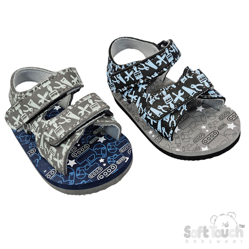 Digger Print Sandals : E36