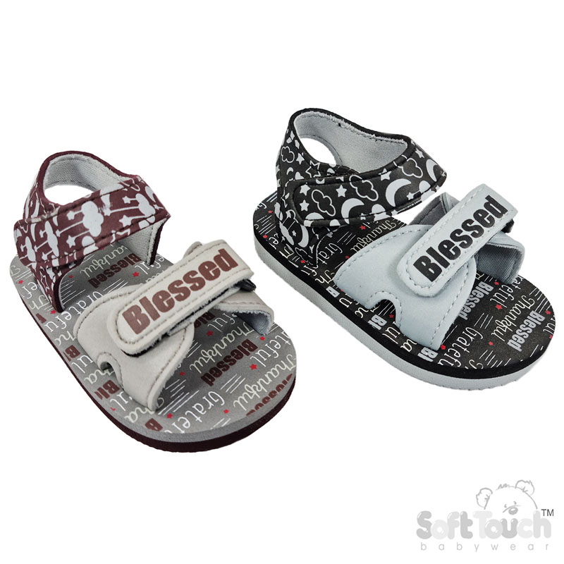 Blessed Print Sandals : E40
