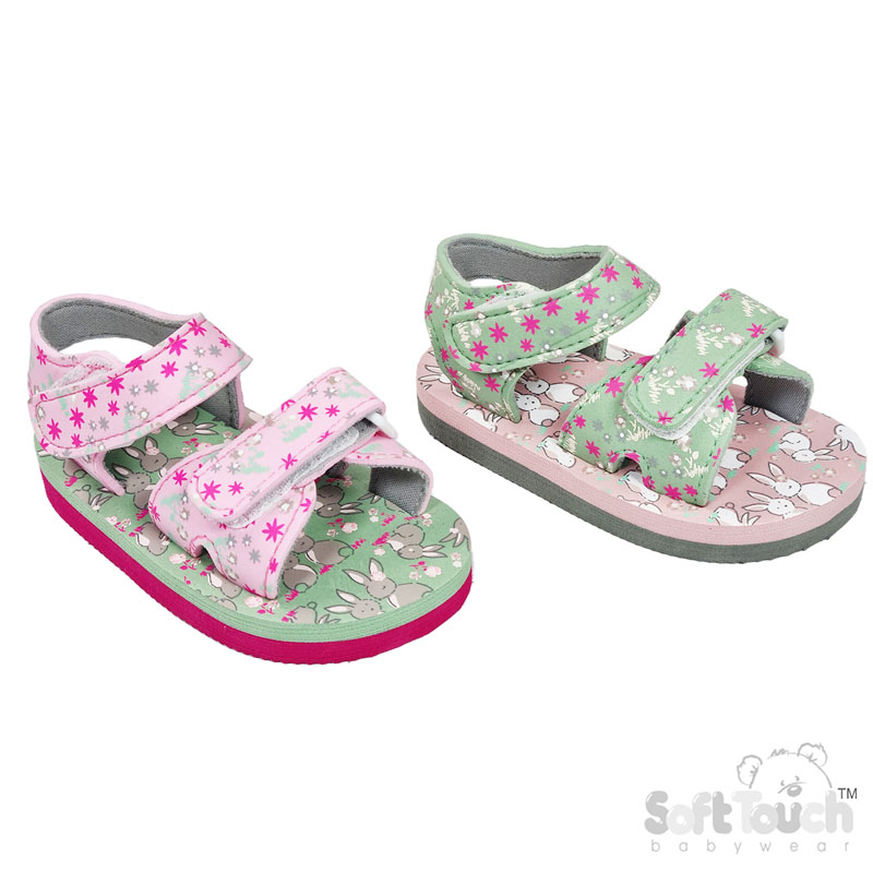 Bunny Print Sandals : E54