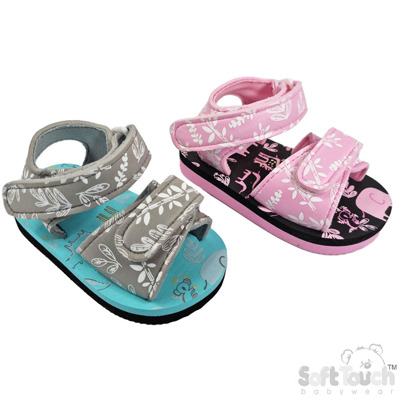 Wild Animal Print Sandals : E56