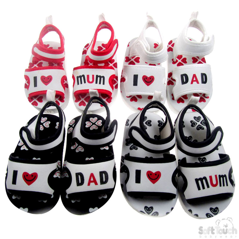 I Love Mum/Dad EVA Sandals: E62