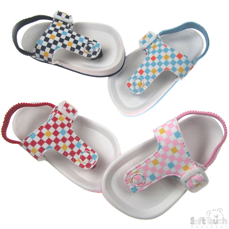 Eva Sandals 'Checks' No. E68